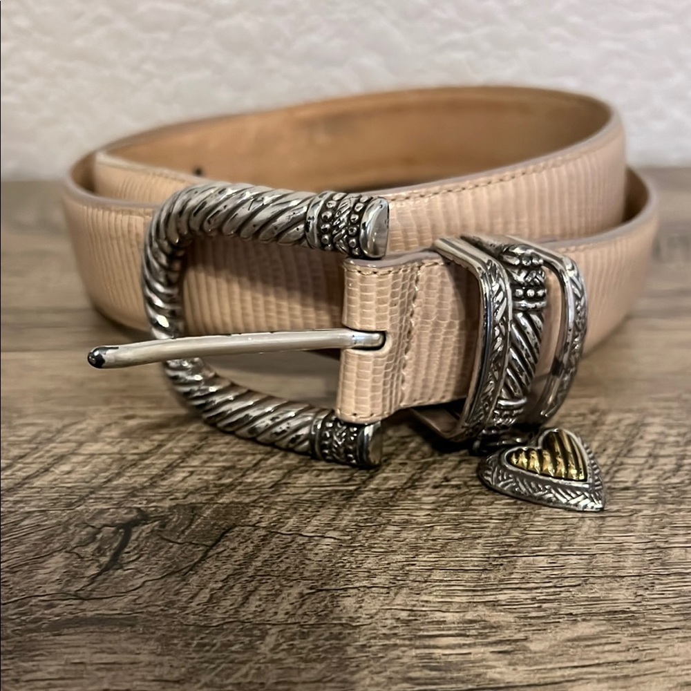 Brighton Tan with Silver Belt